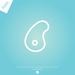 Meat icon line icon