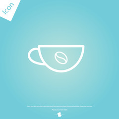 Coffee cup line icon