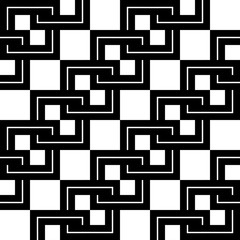 Design seamless monochrome chain pattern