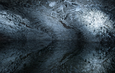 Water Cave Abstrast Reflection