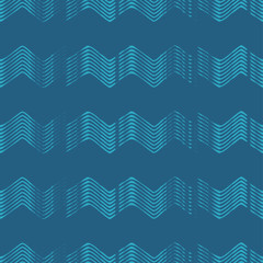 Seamless geometric pattern. Zigzag pattern. Scribble texture. Textile rapport.