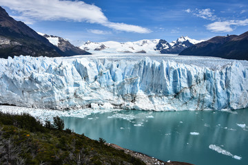 Tourists take in views of the Perito Moreno Glacier in Patagonia, Argentina