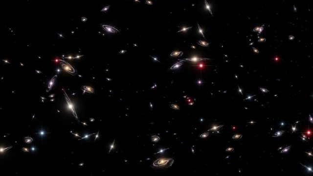 Galaxies Deep Field Pan