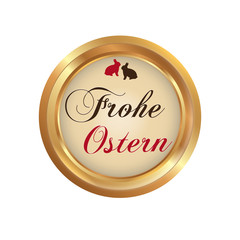 Frohe Ostern Button