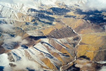 High mountain view landscape ,Leh Ladakh India