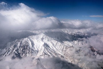 Fototapeta na wymiar High mountain view landscape ,Leh Ladakh India