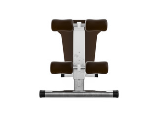 Multifunctional gym machine, back view