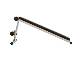 Multifunctional gym machine, left view