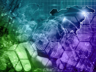 Globe and color mans