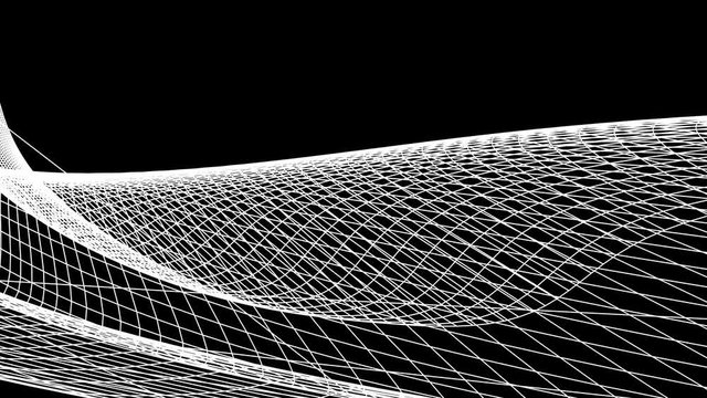 grid net polygonal wireframe abstract drawing motion graphics animation background new quality retro vintage style cool nice beautiful 4k video footage