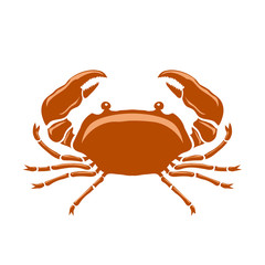 Boiled Sea Red Crab with Giant Claws