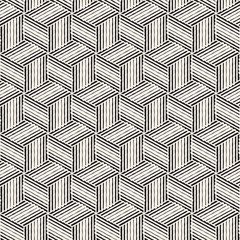Seamless abstract hand drawn pattern. Vector freehand lines background texture. Ink brush strokes geometric design.