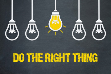 Do the right thing