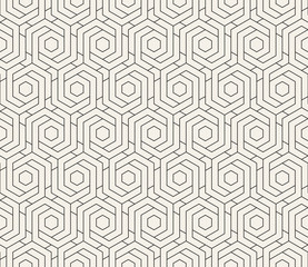 Vector seamless pattern. Modern stylish abstract texture. Repeating geometric tiles