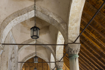 Ceiling detail of Karadjoz-bey mosque in Mostar