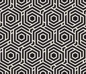 Vector seamless pattern. Modern stylish abstract texture. Repeating geometric tiles