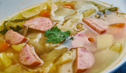 Polish Sausage and Cabbage Soup