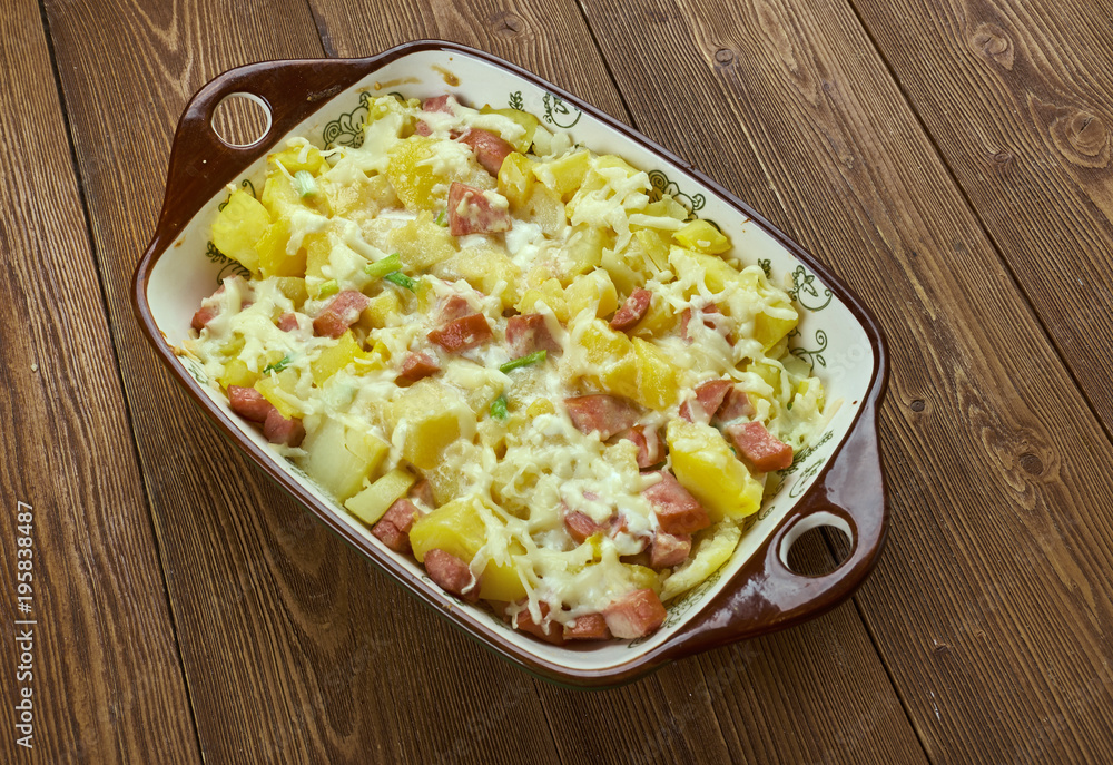 Wall mural Cheesy Potato Casserole