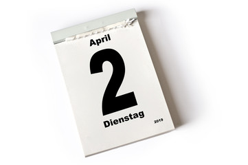 2. April 2019