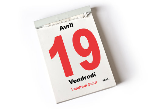 19. Avril 2019 Vendredi Saint