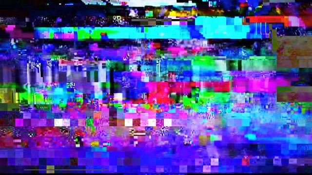 Glitch effect tv or computer screen freeze Vector Image