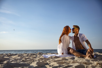 Summer time on beach 
