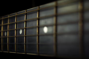 Acoustic guitar Strings background