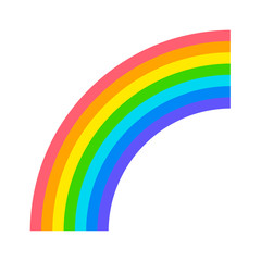 Rainbow icon flat