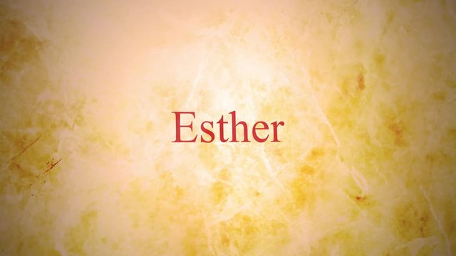 Books of the old testament in the bible series - Esther