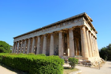 ギリシャ、アテネの神殿