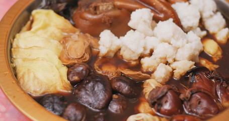 Hong Kong cuisine Poon Choi for lunar new year