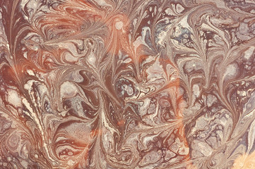 Fluid Art. Abstract colorful background, wallpaper. Mixing  paints. Modern art. Marble texture