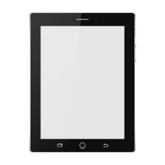 tablet on white background.