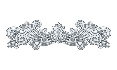 Fototapeta premium Vintage Banner Ornament vector #998
