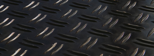 Alu-Blech in schwarz Panorama 