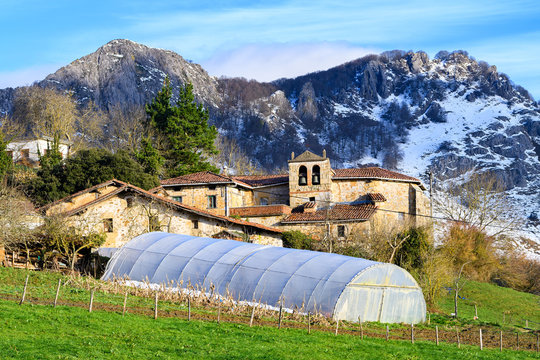 rural tourism at Basque Country fields, Spain