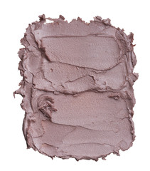 Highlighter texture on white background