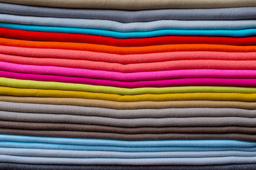 Fabric colour Pattern piled up