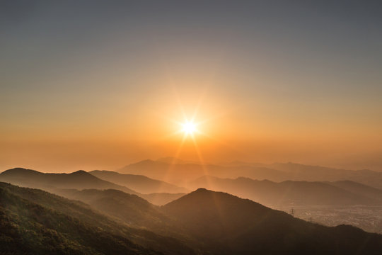 Sunset of Tai Mo Shan © TingWai