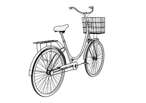 Featured image of post Bicycle With Basket Line Drawing 3786 x 2802 jpeg 2476