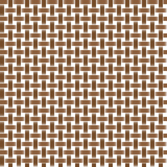 Seamless texture, braided brown fabric. Vector graphics
