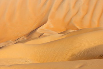 Fototapeta na wymiar Abstract Dune Patterns in the Empty Quarter