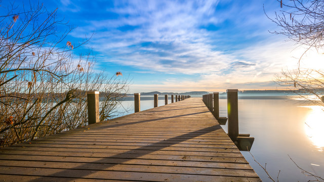 Sonnenaufgang am See