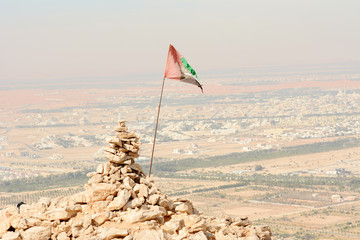Jebel Hafeet is a mountain located primarily in the environs of Al Ain and offers an impressive view over the city.