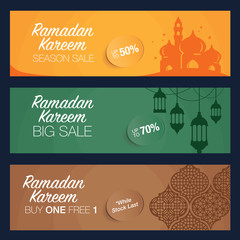 Ramadan promotional banner design