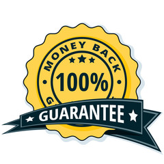 100% Money Back Guarantee illustration