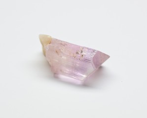Kunzite natural rough gemstone crystal