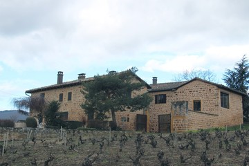 Fototapeta premium Maison en pierres en Beaujolais