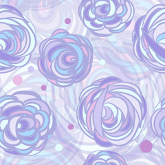Seamless background with patterns Abstract roses flowers