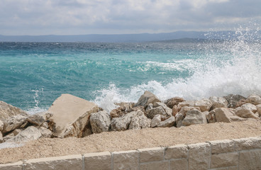 Début de tempête,  Bol, ile de Brac , Croatie 